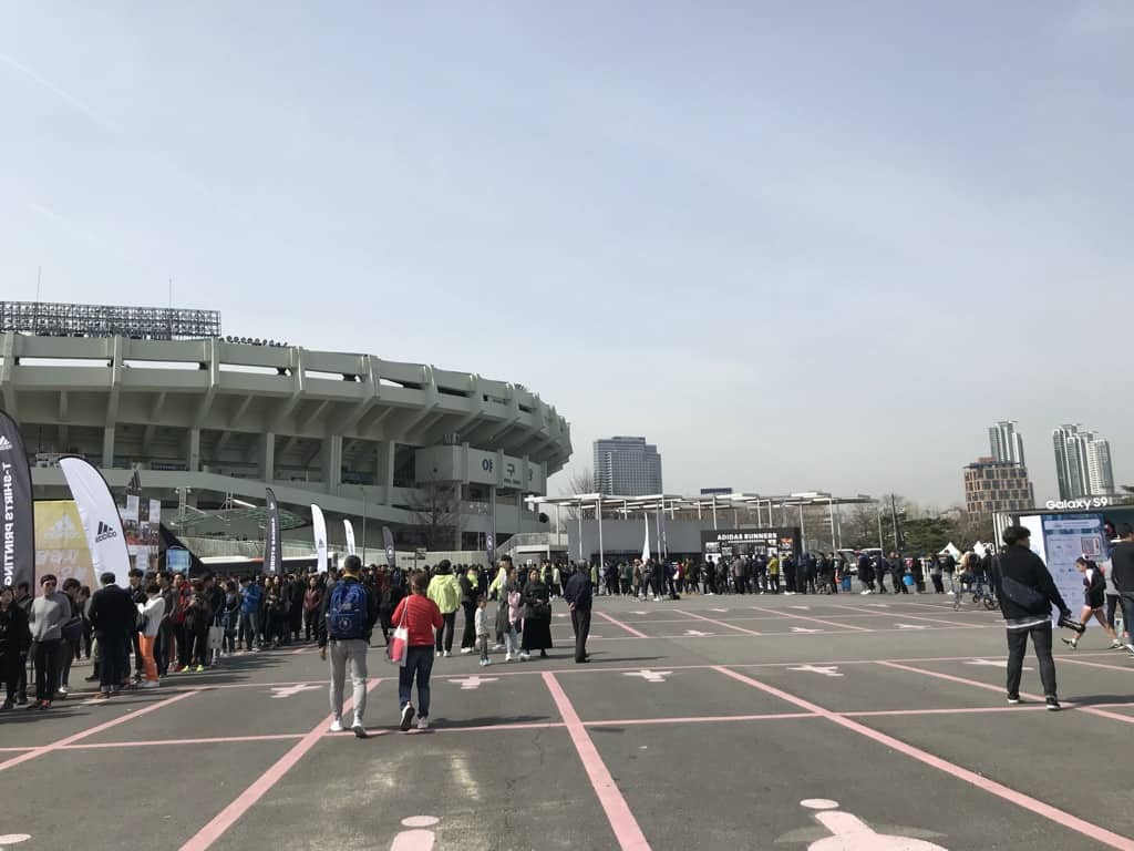 seoul marathon - pick up bib