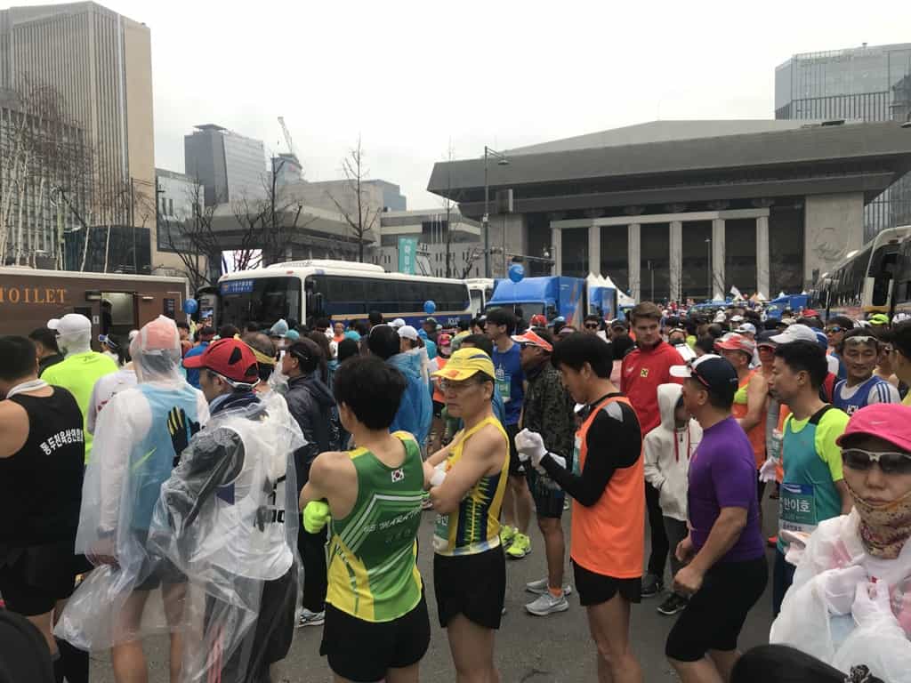 seoul marathon - toilets